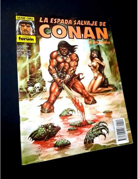 MUY BUEN ESTADO LA ESPADA SALVAJE DE CONAN 114 SERIE ORO FORUM COMICS GRAPA