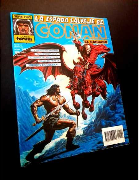 EXCELENTE ESTADO LA ESPADA SALVAJE DE CONAN 142 SERIE ORO FORUM COMICS GRAPA