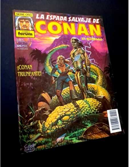 EXCELENTE ESTADO LA ESPADA SALVAJE DE CONAN 152 SERIE ORO FORUM COMICS GRAPA