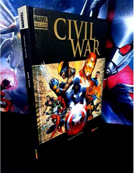 EXCELENTE ESTADO DELUXE CIVIL WAR PANINI COMICS TAPA DURA