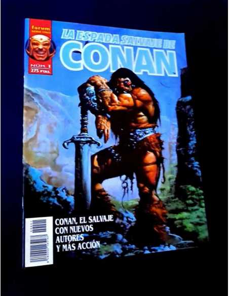 EXCELENTE ESTADO LA ESPADA SALVAJE DE CONAN 1 SERIE ORO FORUM COMICS GRAPA