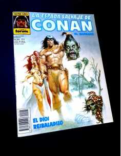 EXCELENTE ESTADO LA ESPADA SALVAJE DE CONAN 101 SERIE ORO...