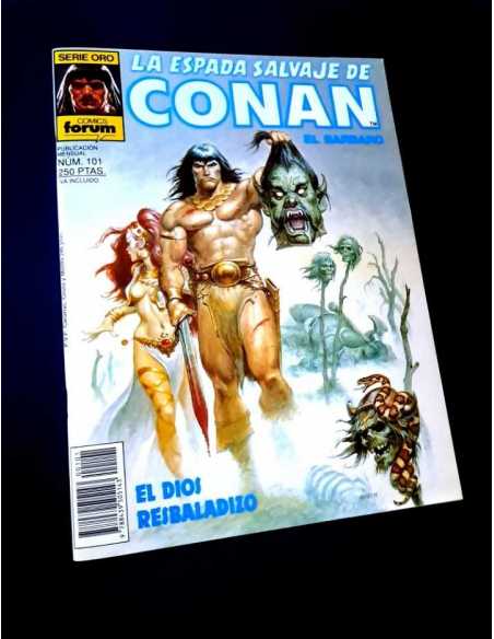 EXCELENTE ESTADO LA ESPADA SALVAJE DE CONAN 101 SERIE ORO FORUM COMICS GRAPA