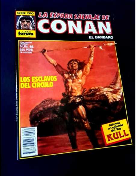 EXCELENTE ESTADO LA ESPADA SALVAJE DE CONAN 85 SERIE ORO FORUM COMICS GRAPA