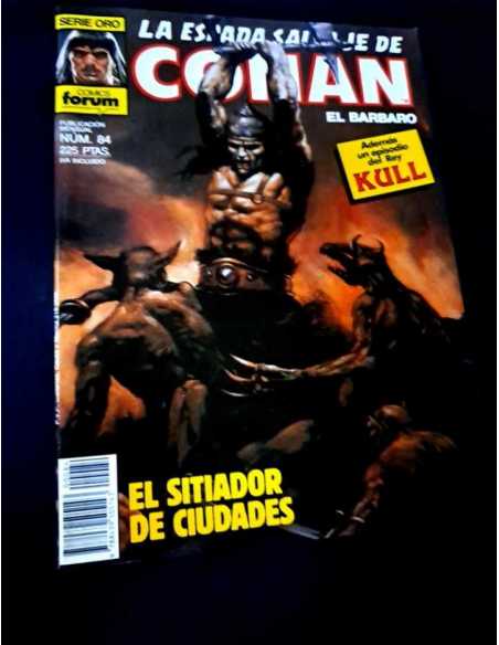 EXCELENTE ESTADO LA ESPADA SALVAJE DE CONAN 84 SERIE ORO FORUM COMICS GRAPA