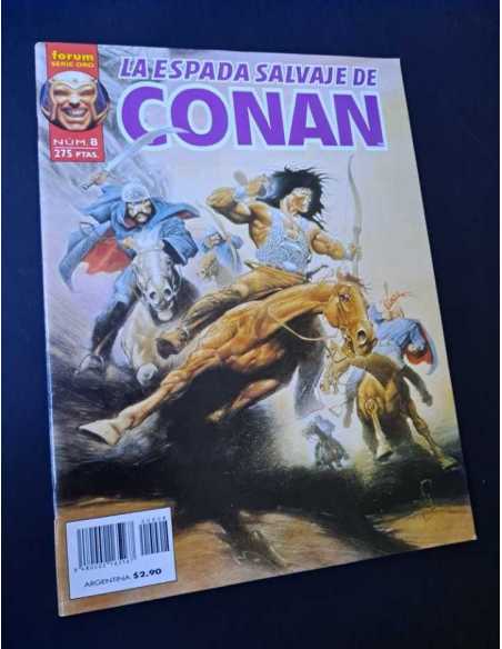 EXCELENTE ESTADO LA ESPADA SALVAJE DE CONAN 8 SERIE ORO FORUM COMICS GRAPA