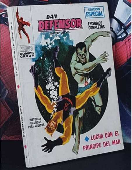CASI EXCELENTE ESTADO DAN DEFENSOR 4 LUCHA CON EL PRINCIPE DEL MAR TACO EDICIONES VERTICE