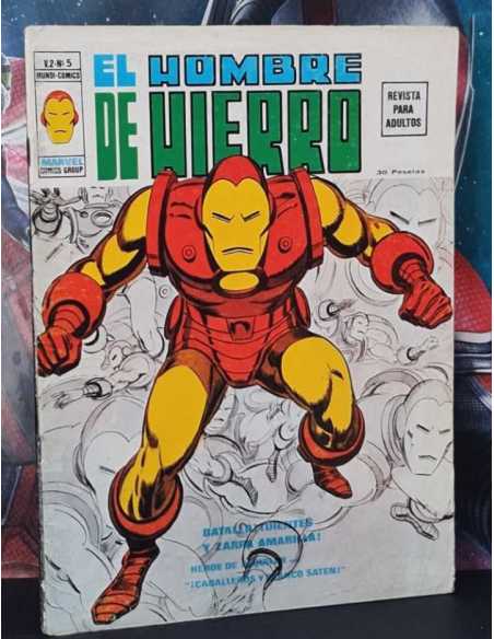 BUEN ESTADO EL HOMBRE DE HIERRO 5 BATALLA DIENTES Y ZARPA AMARILLA VOL.2 GRAPA EDICIONES VERTICE