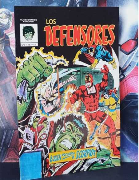 DE KIOSCO LOS DEFENSORES 3 QUIÉN RECUERDA A SCORPIO MUNDICOMICS GRAPA VERTICE