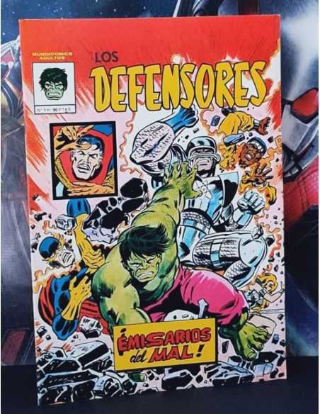 DE KIOSCO LOS DEFENSORES 1 EMISARIOS DEL MAL MUNDICOMICS GRAPA VERTICE