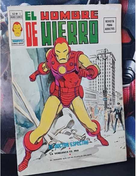 BUEN ESTADO EL HOMBRE DE HIERRO 1 EL DOCTOR ESPECTRO VOL.2 PORTADA BOLI GRAPA EDICIONES VERTICE