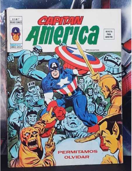 EXCELENTE ESTADO CAPITAN AMERICA 7 PERMITAMOS OLVIDAR VOL.3 GRAPA EDICIONES VERTICE