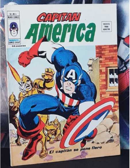 EXCELENTE ESTADO CAPITAN AMERICA 4 SE PONE FIERO VOL.3 GRAPA EDICIONES VERTICE