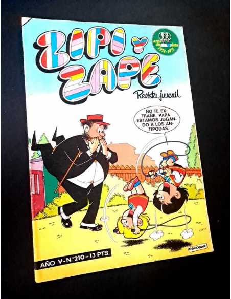 CASI EXCELENTE ESTADO ZIPI Y ZAPE 210 AÑO V 5 BRUGUERA GRAPA