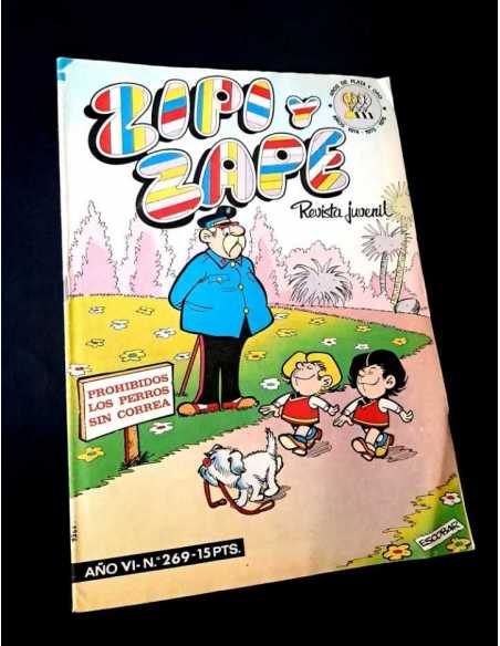 EXCELENTE ESTADO ZIPI Y ZAPE 269 AÑO VI 6 BRUGUERA GRAPA