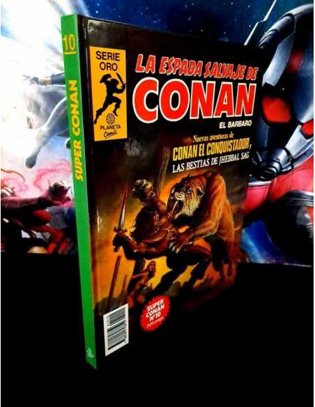 EXCELENTE ESTADO 1° PRIMERA EDICION LA ESPADA SALVAJE SUPER CONAN 10 PLANETA TOMO