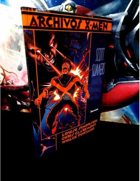 CASI EXCELENTE ESTADO ARCHIVOS X-MEN SCOTT SUMMERS FORUM COMICS TAPA BLANDA
