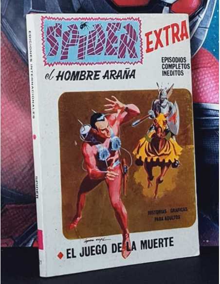 CASI EXCELENTE ESTADO SPIDER 21 EL JUEGO DE LA MUERTE TACO EDICIONES VERTICE