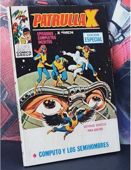 MUY BUEN ESTADO PATRULLA X 21 CÓMPUTO Y LOS SEMIHOMBRES PRIMERA EDICION TACO EDICIONES VERTICE