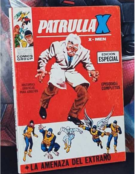 CASI EXCELENTE ESTADO PATRULLA X 5 LA AMENAZA DEL EXTRAÑO PRIMERA EDICION TACO EDICIONES VERTICE