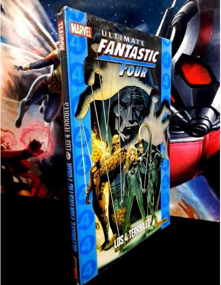 PRECINTADO ULTIMATE FANTASTIC FOUR LOS 4 TERRIBLES PANINI TAPA DURA