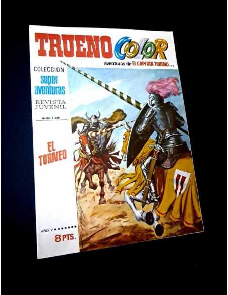EXCELENTE ESTADO SUPER AVENTURAS 1481 CAPITAN TRUENO COLOR 179 BRUGUERA