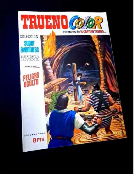 EXCELENTE ESTADO SUPER AVENTURAS 1495 CAPITAN TRUENO COLOR 186 BRUGUERA