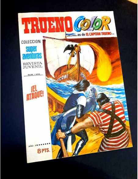 CASI EXCELENTE ESTADO SUPER AVENTURAS 1459 CAPITAN TRUENO COLOR 168 BRUGUERA