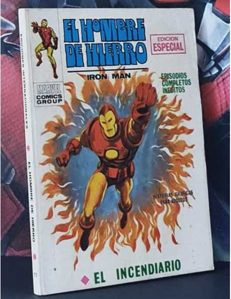 MUY BUEN ESTADO EL HOMBRE DE HIERRO 11 EL INCENDIARIO TACO EDICIONES VERTICE