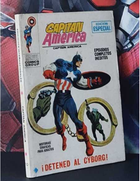 BUEN ESTADO CAPITAN AMERICA 10 DETENED AL CYBORG TACO EDICIONES VERTICE