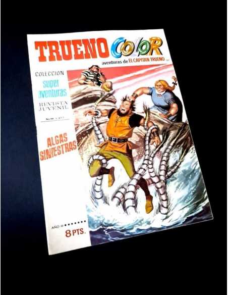 EXCELENTE ESTADO SUPER AVENTURAS 1377 CAPITAN TRUENO COLOR 127 BRUGUERA