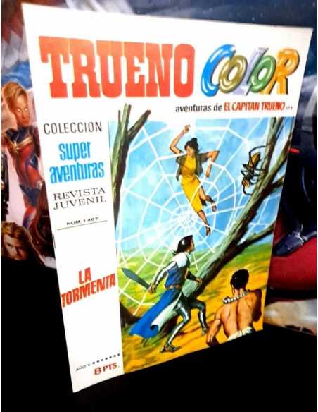 DE KIOSCO SUPER AVENTURAS 1467 CAPITAN TRUENO COLOR 172 BRUGUERA