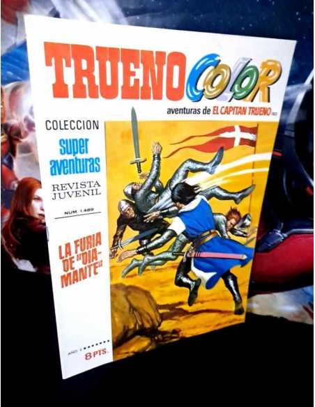 DE KIOSCO SUPER AVENTURAS 1489 CAPITAN TRUENO COLOR 183 BRUGUERA