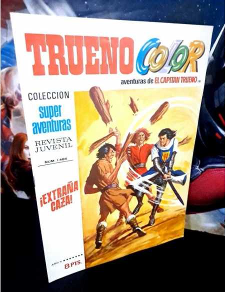 DE KIOSCO SUPER AVENTURAS 1485 CAPITAN TRUENO COLOR 181 BRUGUERA