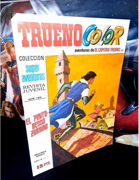DE KIOSCO SUPER AVENTURAS 1831 CAPITAN TRUENO COLOR 57 BRUGUERA