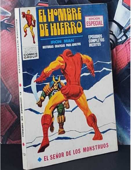 EXCELENTE ESTADO EL HOMBRE DE HIERRO 13 EL SEÑOR DE LOS MONSTRUOS TACO EDICIONES VERTICE