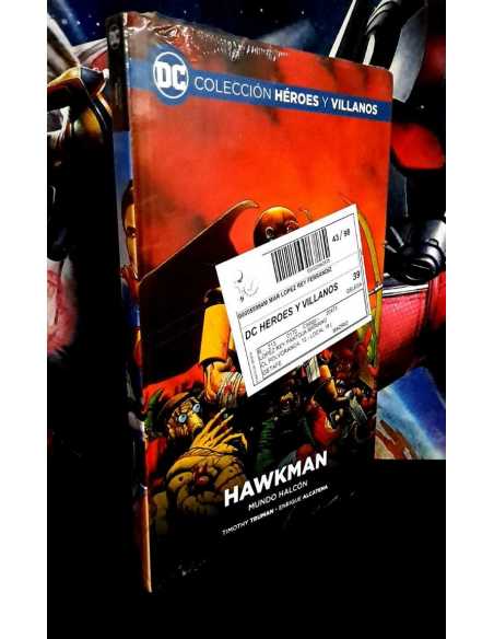 PRECINTADO HEROES Y VILLANOS HAWKMAN MUNDO HALCON VOLUMEN 39 DC ECC TAPA DURA
