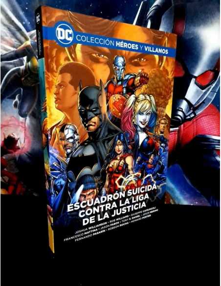 EXCELENTE ESTADO HEROES Y VILLANOS ESCUADRON SUICIDA CONTRA LA LIGA DE LA JUSTICIA VOLUMEN 10 DC ECC