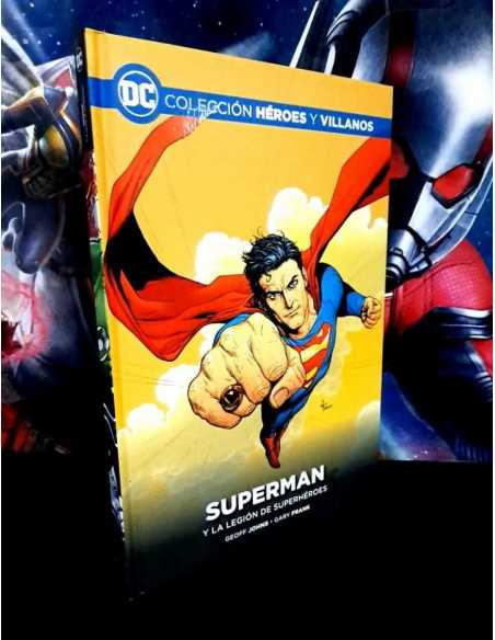 EXCELENTE ESTADO HEROES Y VILLANOS SUPERMAN Y LA LEGION DE SUPERHEROES VOLUMEN 20 DC ECC