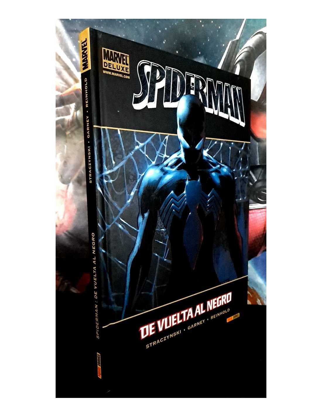 EXCELENTE ESTADO MARVEL DELUXE SPIDERMAN DE VUELTA AL NEGRO PANINI TAPA DURA