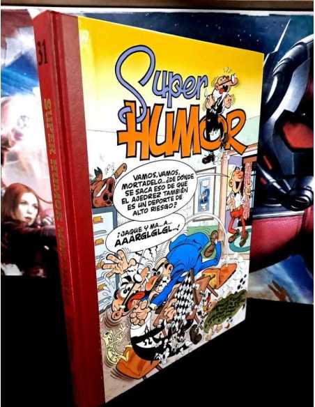 EXCELENTE ESTADO SEGUNDA EDICION SUPER HUMOR MORTADELO 31 EDICIONES B TAPA DURA