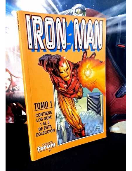 CASI EXCELENTE ESTADO IRON MAN 1 AL 5 TOMO 1 FORUM RETAPADO