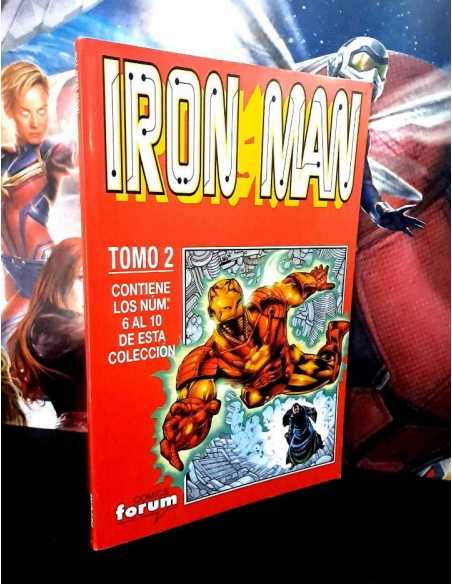 CASI EXCELENTE ESTADO IRON MAN 6 AL 10 TOMO 2 FORUM RETAPADO