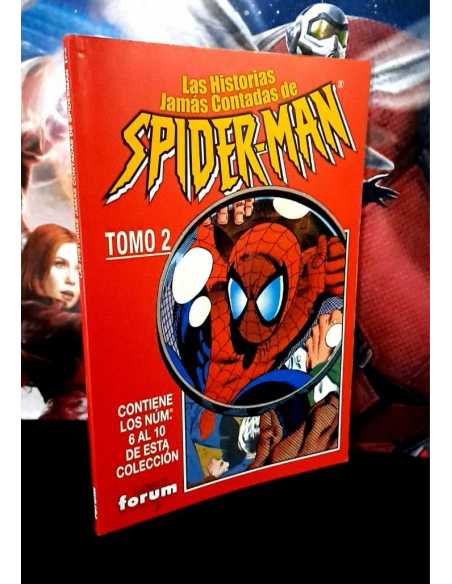 CASI EXCELENTE ESTADO LAS HISTORIAS JAMAS CONTADAS DE SPIDER-MAN 6 AL 10 TOMO 2 FORUM RETAPADO