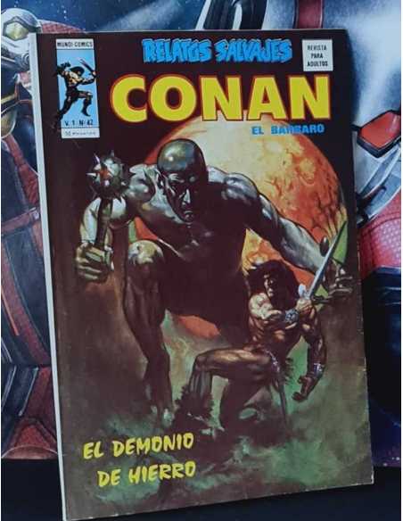 CASI EXCELENTE ESTADO RELATOS SALVAJES 42 CONAN EL DEMONIO DE HIERRO GRAPA VERTICE