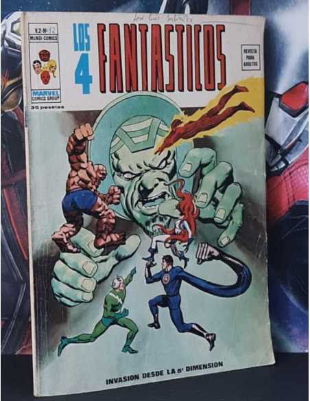 BUEN ESTADO LOS 4 FANTASTICOS 12 INVASIÓN DESDE LA 5° DIMENSIÓN BOLI VOL.2 GRAPA VERTICE