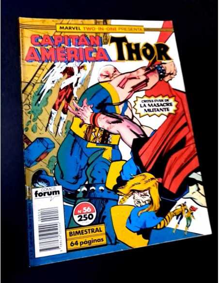 MUY BUEN ESTADO CAPITAN AMERICA 56 TWO-IN-ONE FORUM COMICS GRAPA