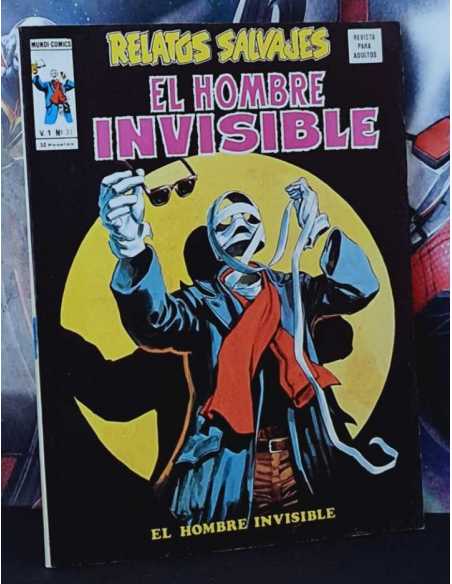 DE KIOSCO RELATOS SALVAJES 31 EL HOMBRE INVISIBLE GRAPA MUNDI COMICS VERTICE