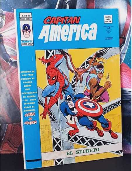 MUY BUEN ESTADO CAPITAN AMERICA 19 EL SECRETO VOL.3 GRAPA VOL III EDICIONES VERTICE