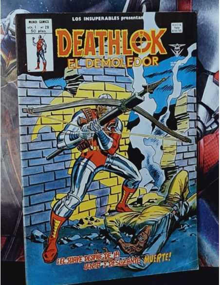 MUY BUEN ESTADO LOS INSUPERABLES DEATHLOK 28 EL SUAVE DESFILE DE LA LENTA Y DESLIZANTE GRAPA VERTICE